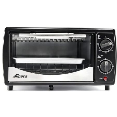 HORNO ELECTRICO ALPACA DE 9 LTS DE ACERO INOXIDABLE HORALP9L